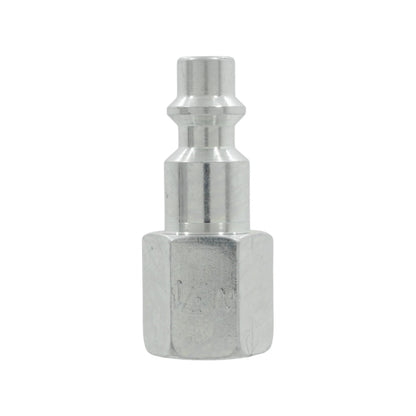 Conector macho rápido 1/4 pulgada cromado para compresor de aire, acople neumático resistente