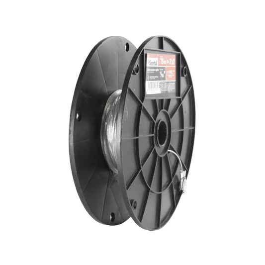 Cable de acero 7x7 de 1/16" x 75 m Santul 9181