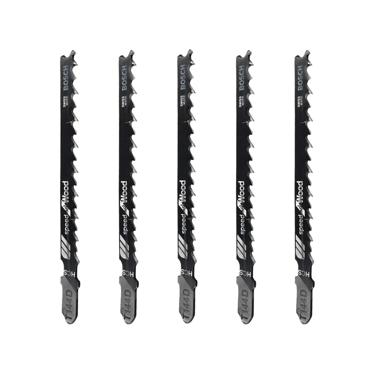 Segueta para caladora corte madera 3 piezas HCS tipo "T" Bosch T144D