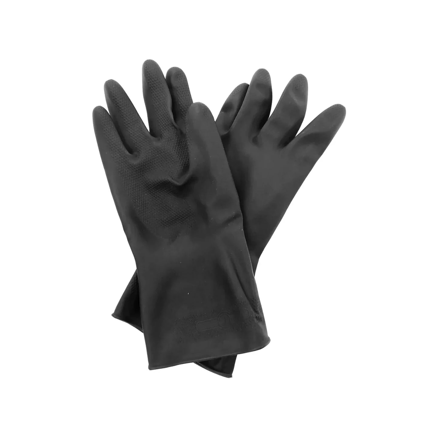 Guante de hule #7 uso rudo negro Toolcraft TC0748