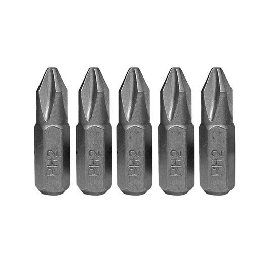 Juego de puntas Phillips 5 piezas del #1x 2" Toolcraft TC1239
