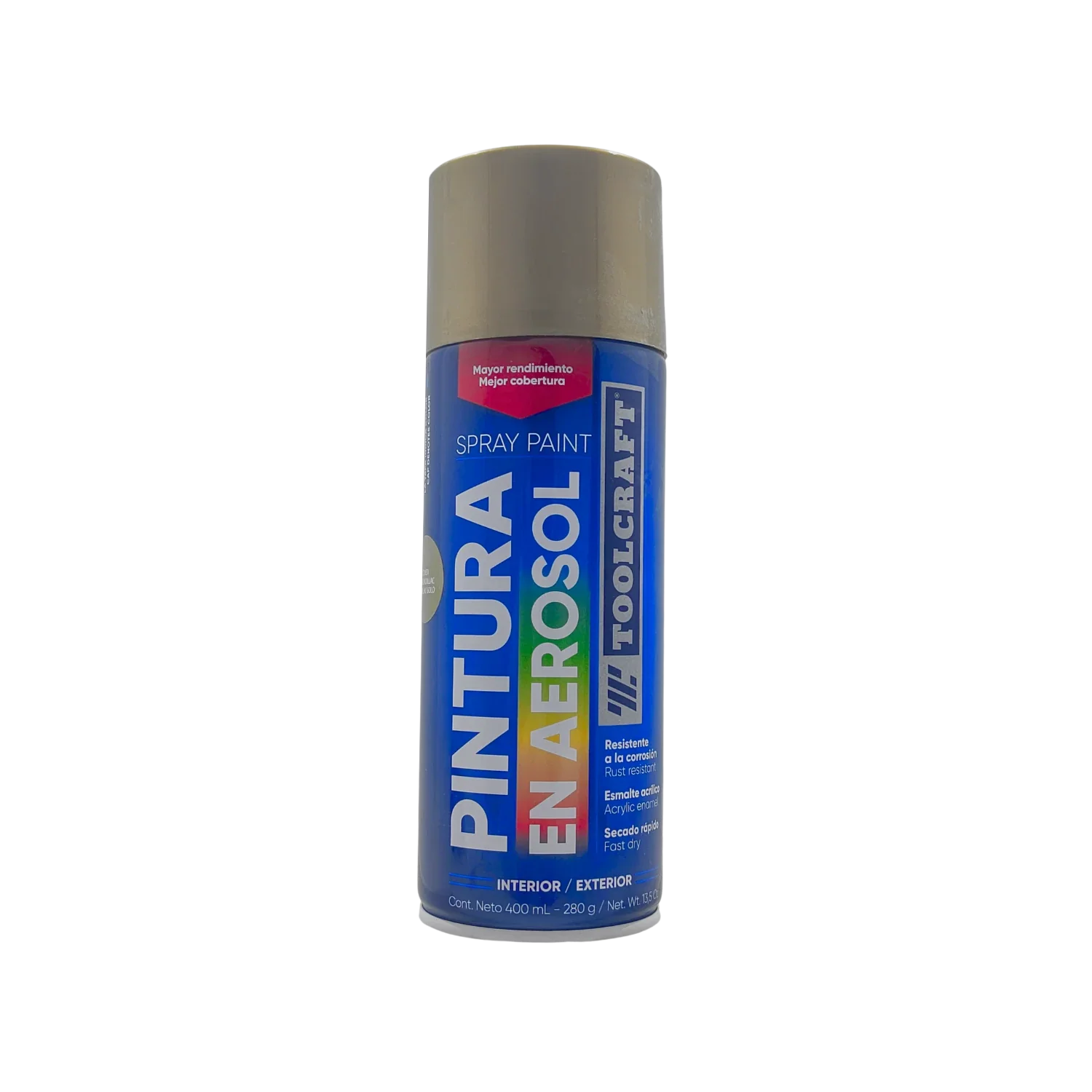 Pintura en aerosol oro/metálico 400 ml Toolcraft TC1651