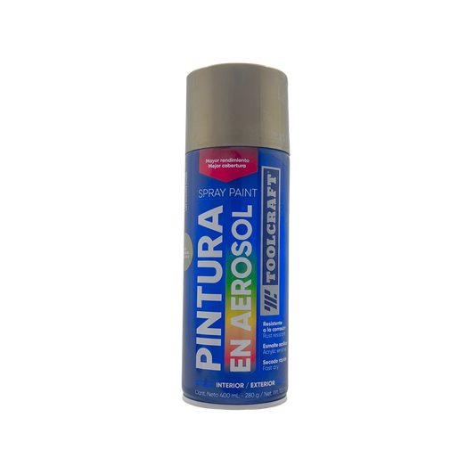 Pintura en aerosol oro/metálico 400 ml Toolcraft TC1651