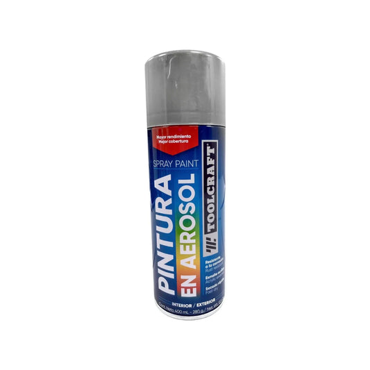 Pintura en aerosol plata 400 ml Toolcraft TC1655