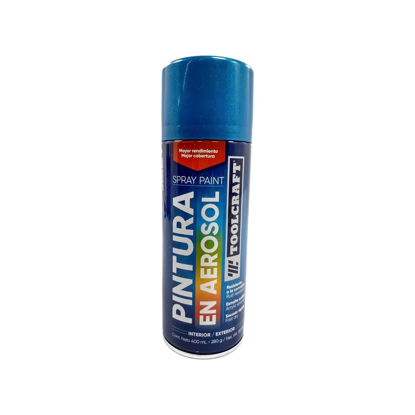 Pintura en aerosol azul metálico 400 ml Toolcraft TC1659