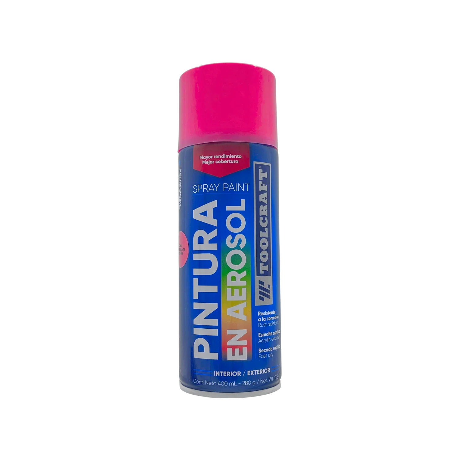 Pintura en aerosol rosa brillante 400 ml Toolcraft TC1667