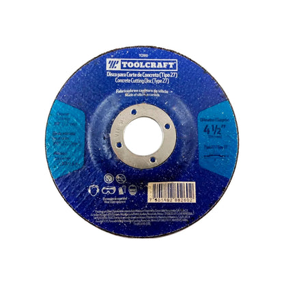 Disco 4 1/2" corte concreto Toolcraft TC1910