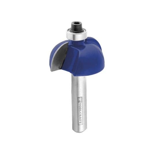 Broca router Toolcraft bocel cuarto azul con balero para redondear madera