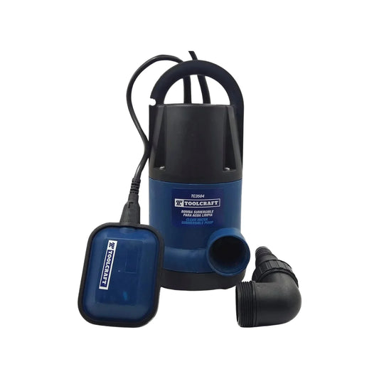 Bomba sumergible 1 HP para agua limpia Toolcraft TC3504