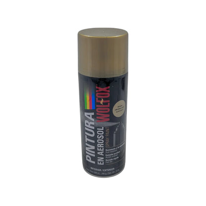 Pintura en aerosol oro brillante 300 ml Wolfox WF0686