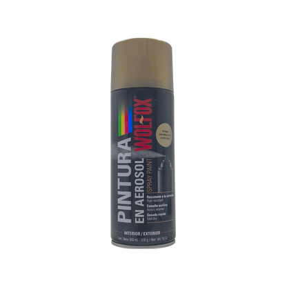 Pintura en aerosol oro brillante 300 ml Wolfox WF0686