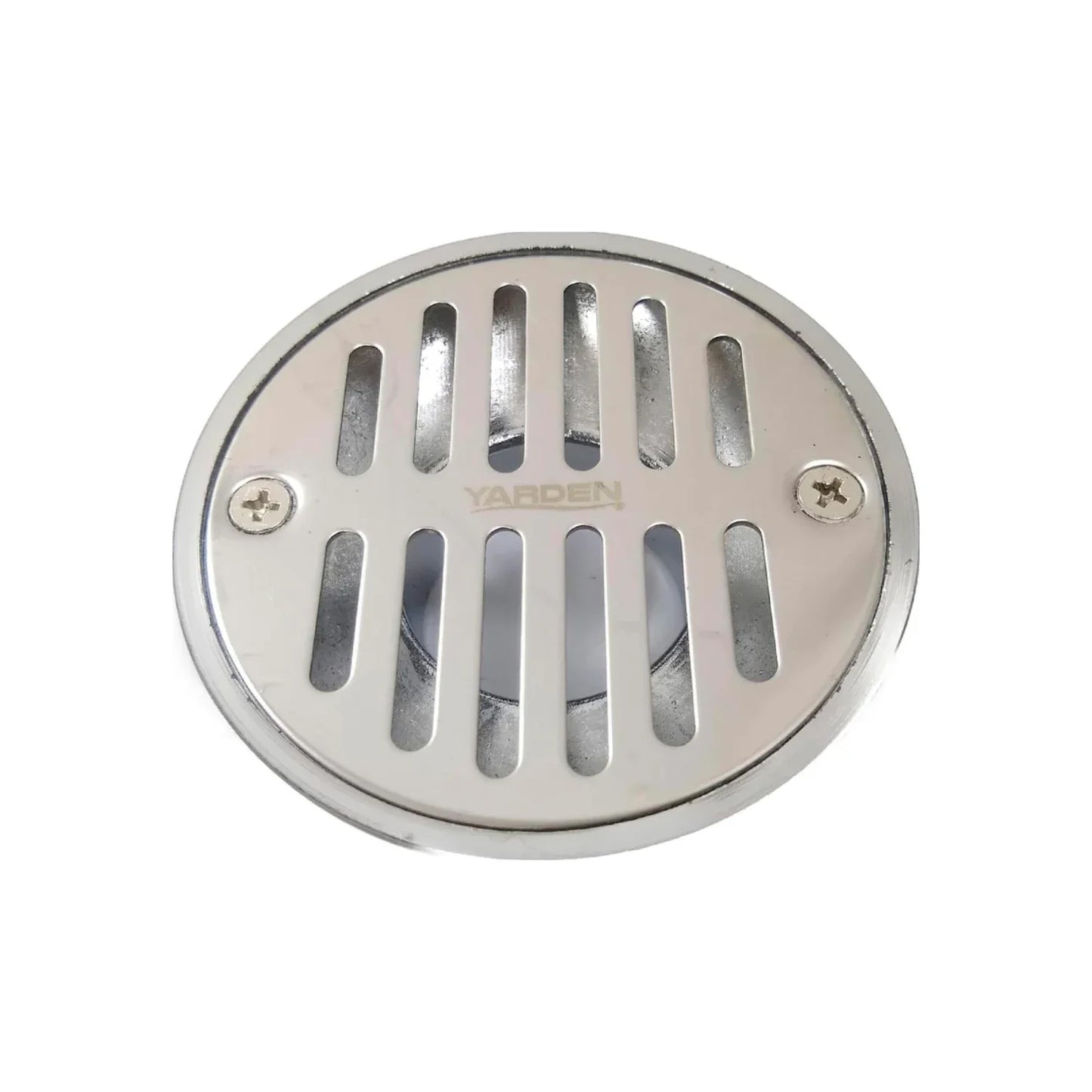 Coladera de zinc 3 1/2" redonda de rayas Yarden