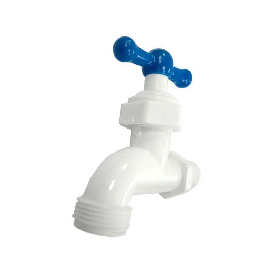 Llave de nariz 1/2" con rosca plástica blanca Yarden YE0011