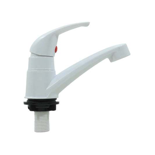Llave individual para lavabo ABS blanca Yarden YE0068