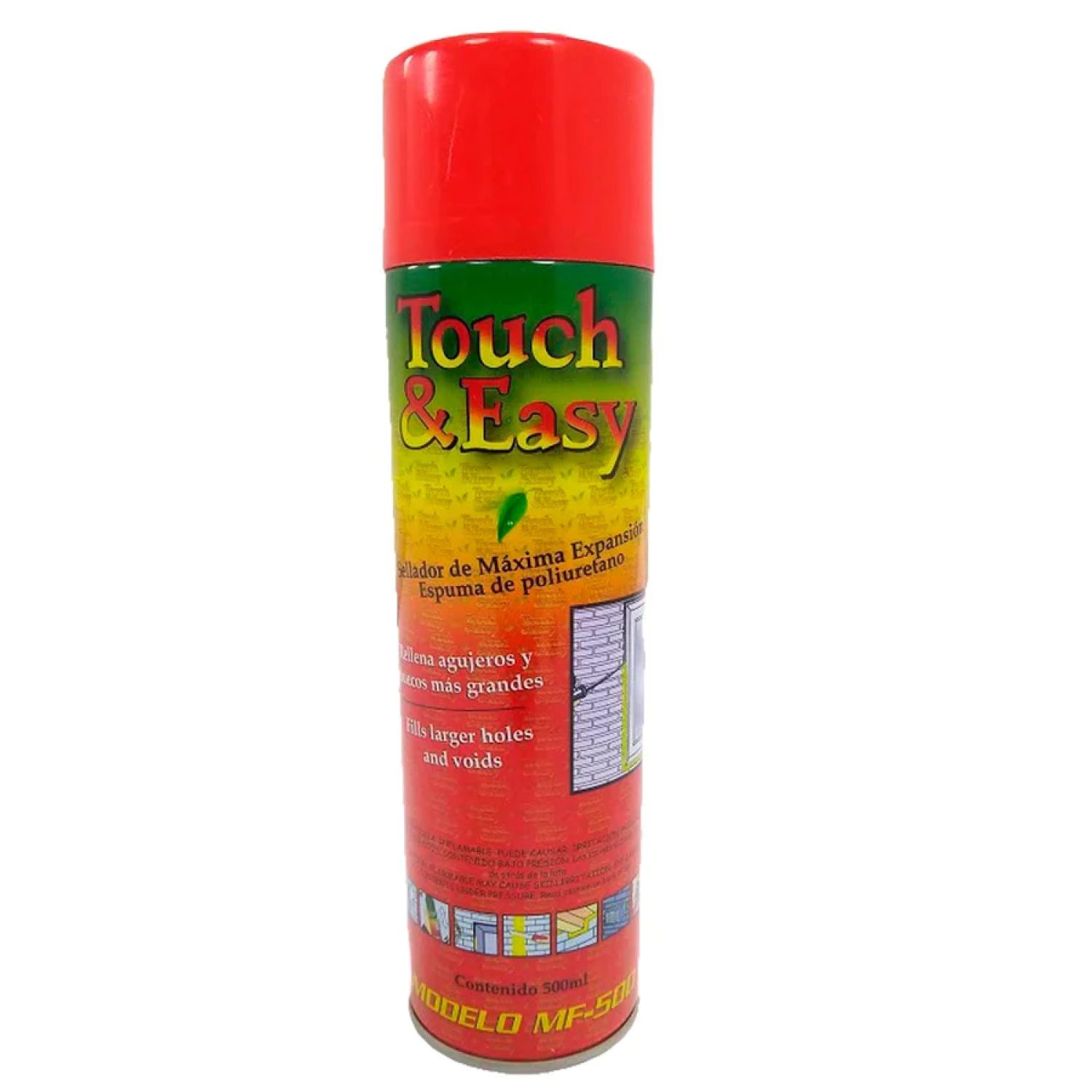 Espuma expansiva de poliuretano 500 ml Touch & Easy – DER TOOLS