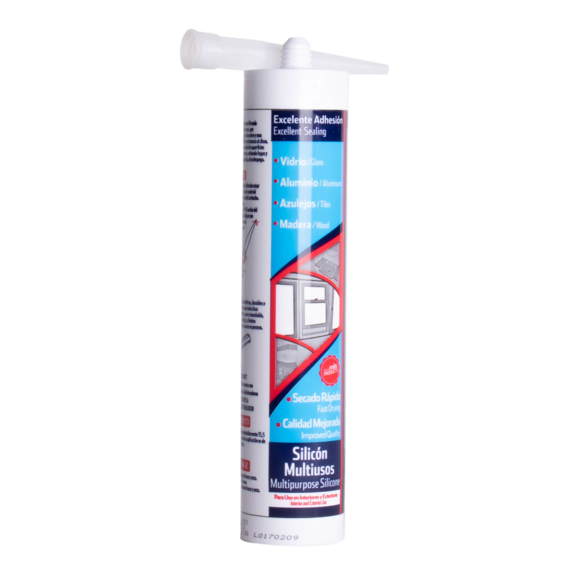 Silicón transparente 280 ml Toolcraft TC0316 – DER TOOLS